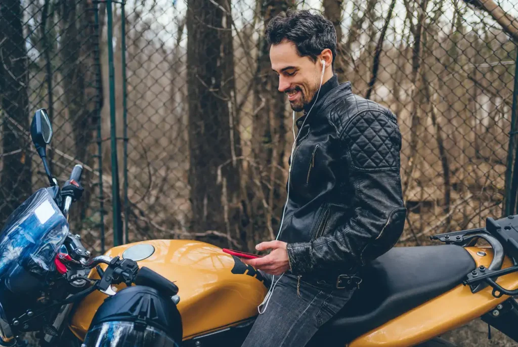 Motorbike on business