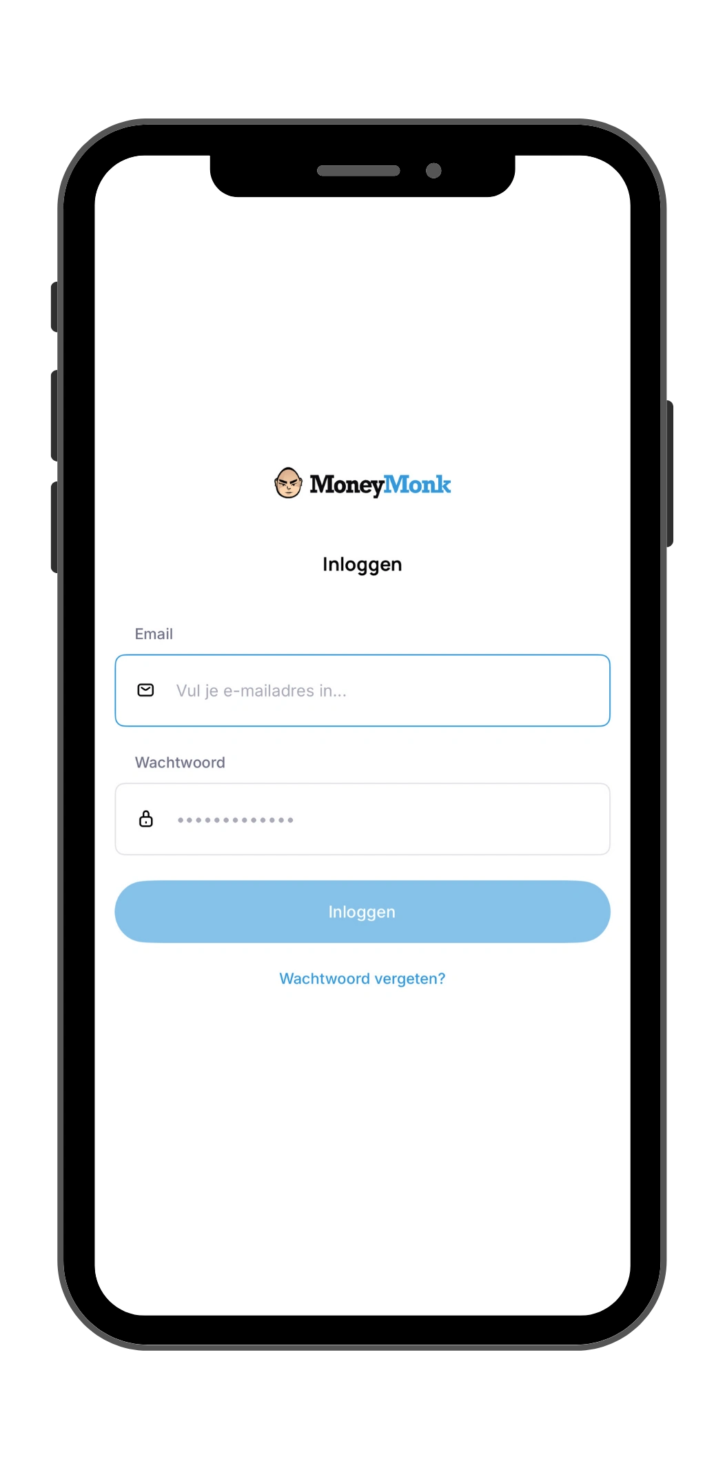De App Inlogpagina